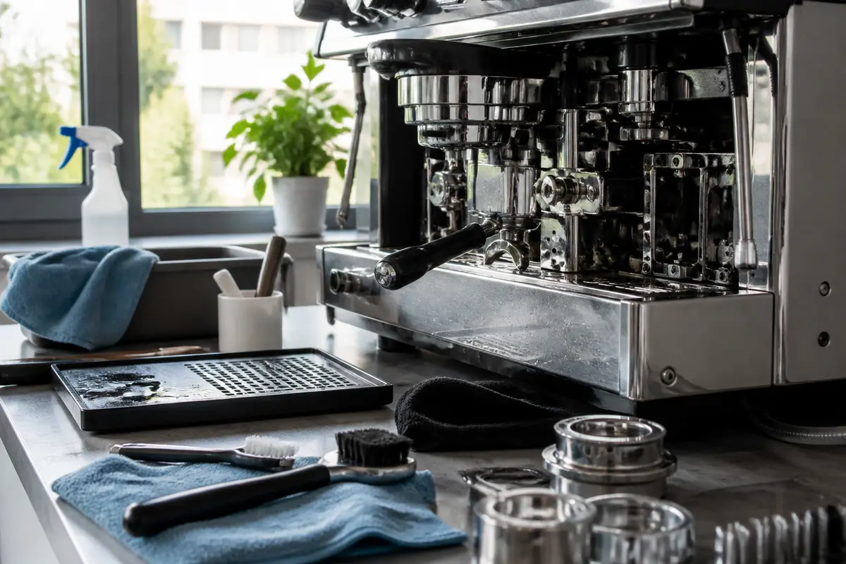 Entretien de machine à café professionnelle : Guide, détartrage &amp; conseils
