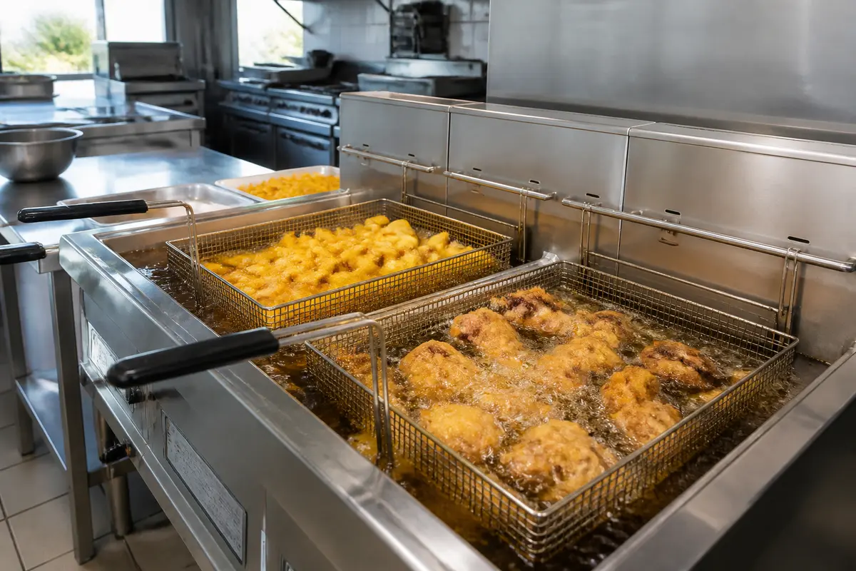 Friteuse grande capacité professionnelle : Puissance & rendement